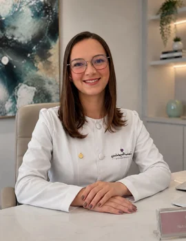 Dra. Tamires Precybelovicz nutricionista Clínica Caetano Marchesini