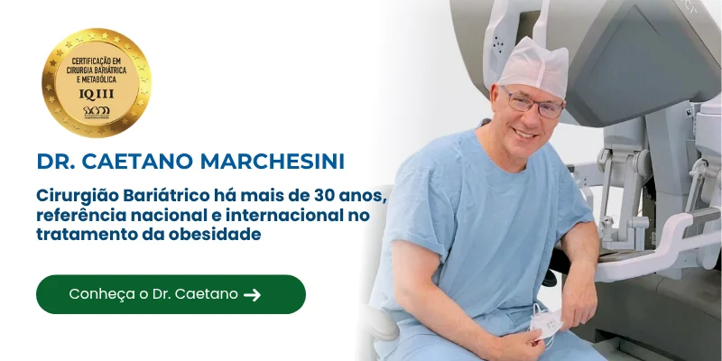 Dr. Caetano Marchesini é cirurgião bariátrico há mais de 30 anos
